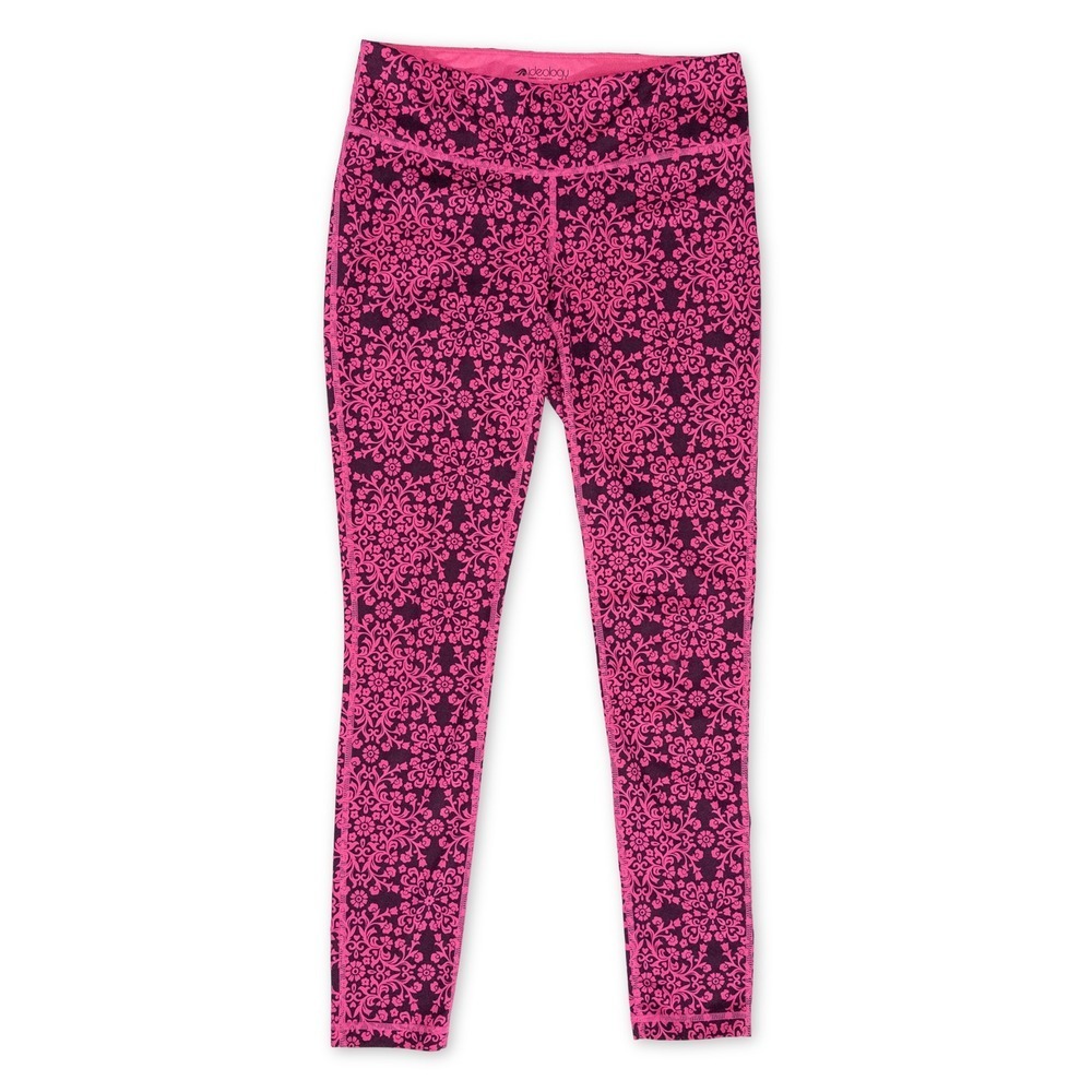 Ideology Activewear Leggings Womens Small Pink Brown Athletic Pants Yoga Workout